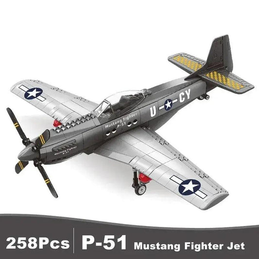  Premium P 51 Mustang Model Building Blocks Toyland EU -  ToylandEU™