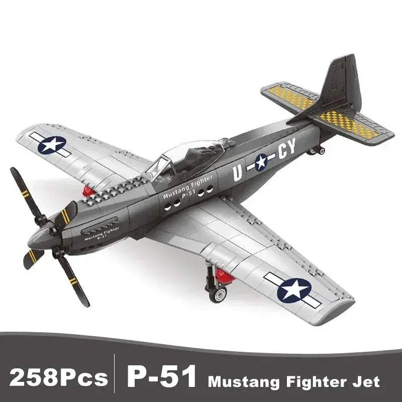  Premium P 51 Mustang Model Building Blocks Toyland EU -  ToylandEU™