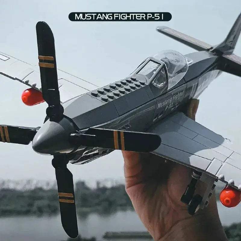  Premium P 51 Mustang Model Building Blocks Toyland EU -  ToylandEU™