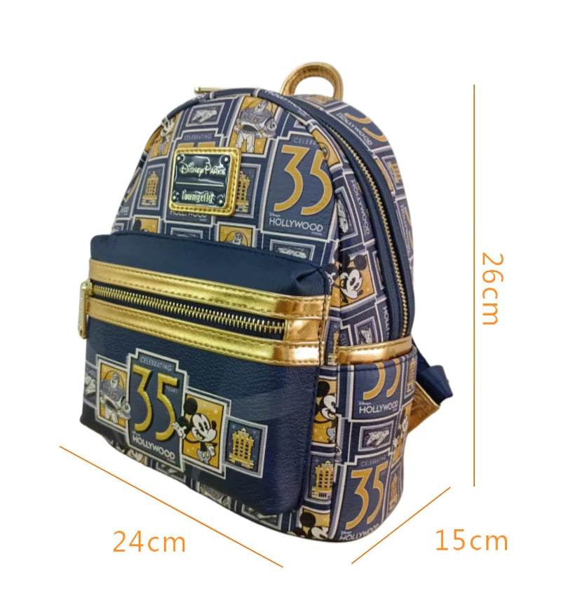 Premium PU Leather Backpack For Girls Mermaid Cosplay Mickey Mouse Disney Travel School Bag - ToylandEU