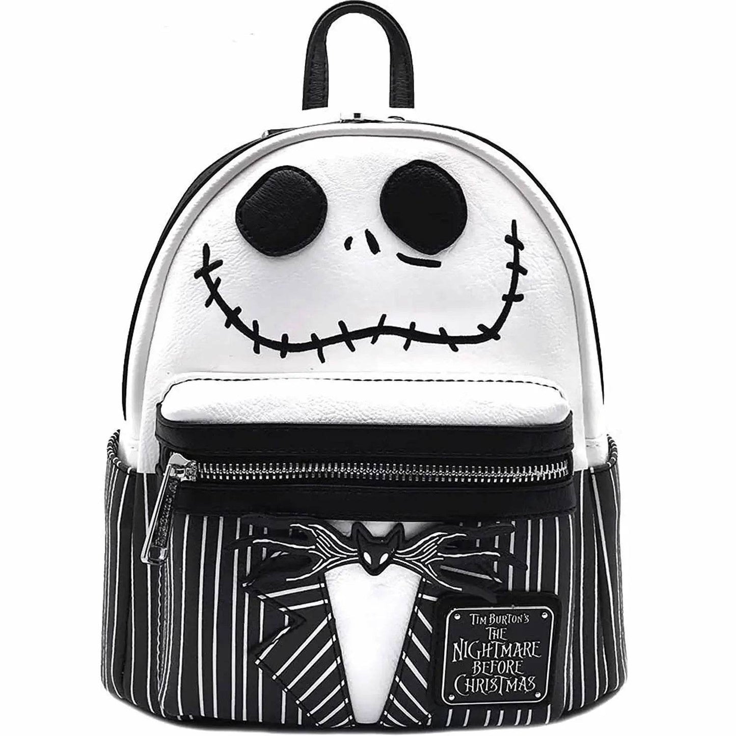 Premium PU Leather Backpack With Christmas Eve Horror Around The Strange City Night Sally For Girls - ToylandEU