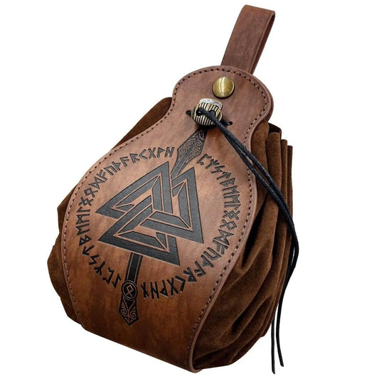  Premium PU Leather Dice Bag with Celtic Designs - NoEnName -  ToylandEU™