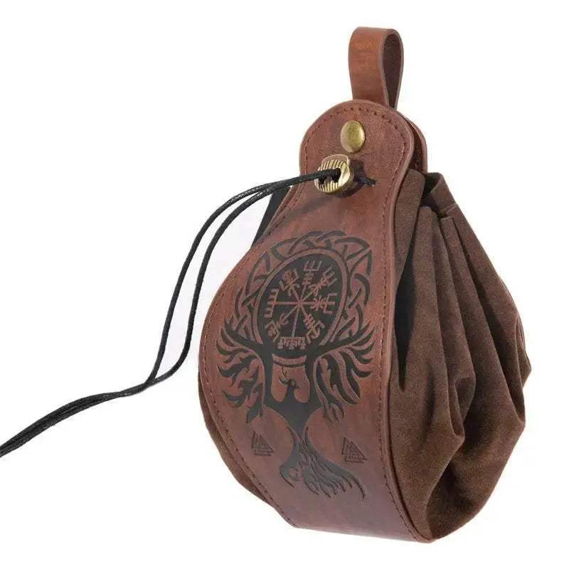 Premium PU Leather Dice Bag with Celtic Designs for Dungeons and Dragons Enthusiasts - ToylandEU