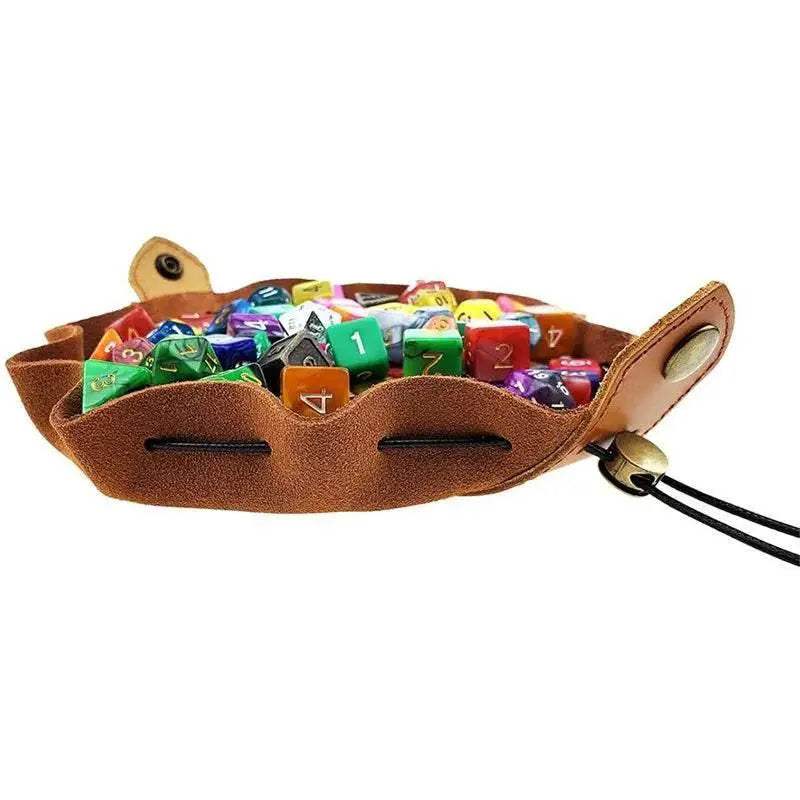 Premium PU Leather Dice Bag with Celtic Designs for Dungeons and Dragons Enthusiasts - ToylandEU