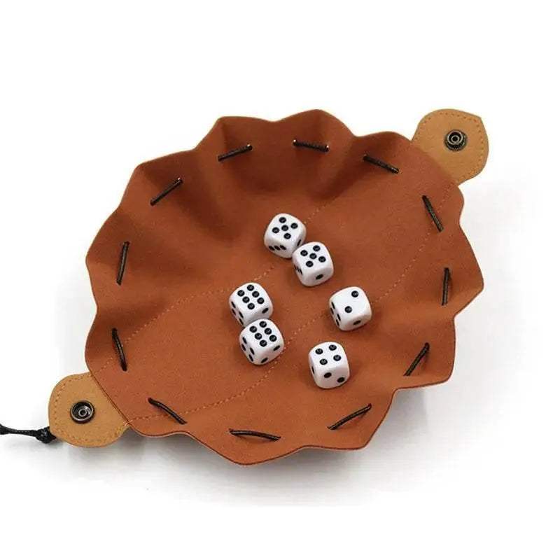 Premium PU Leather Dice Bag with Celtic Designs for Dungeons and Dragons Enthusiasts - ToylandEU
