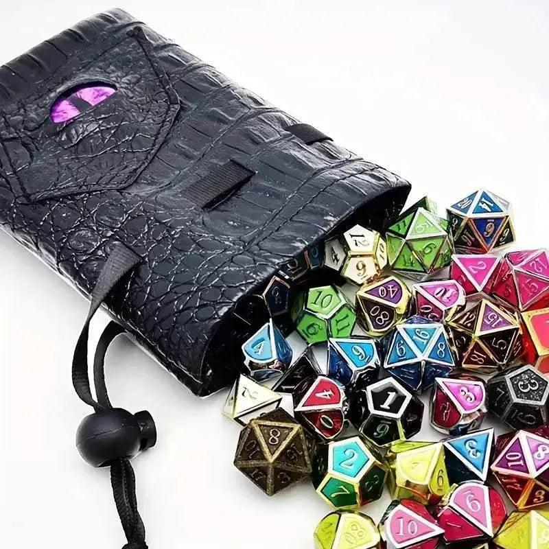  Premium PU Leather Dice Bag with Dragon Eye Design -  ToylandEU™