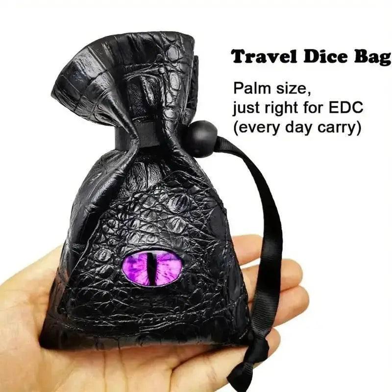 Premium PU Leather Dice Bag with Dragon Eye Design -  ToylandEU™