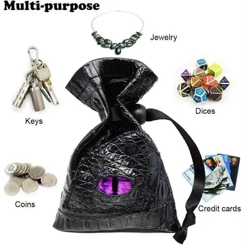  Premium PU Leather Dice Bag with Dragon Eye Design -  ToylandEU™
