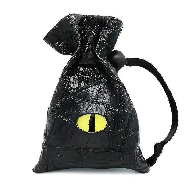 Premium PU Leather Dice Bag with Dragon Eye Design for Dungeons and Dragons Players and Tarot Enthusiasts - ToylandEU