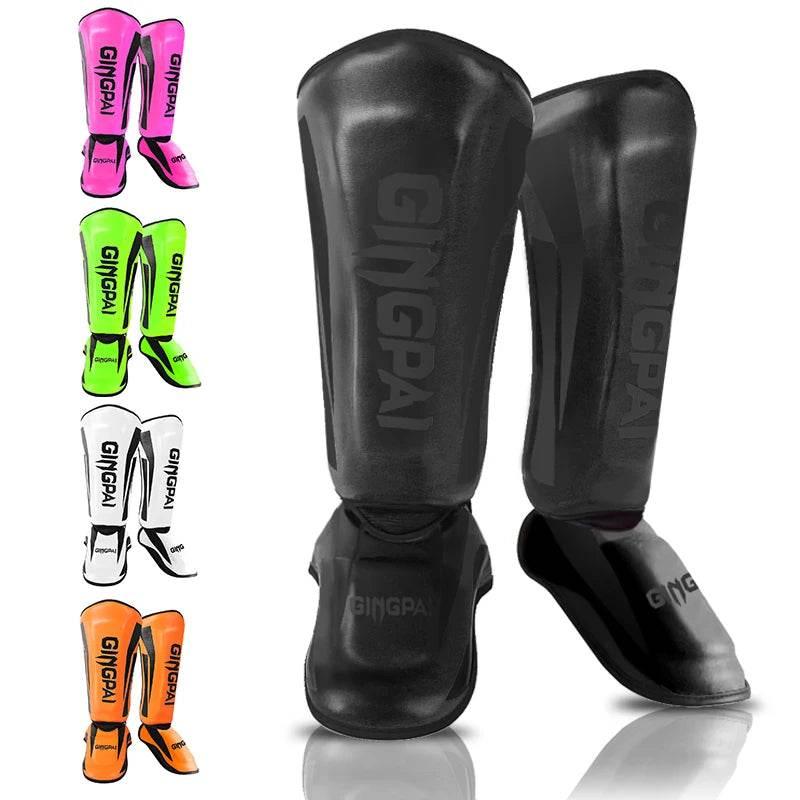 Premium PU Leather Shin Guards For Martial Arts Training - ToylandEU