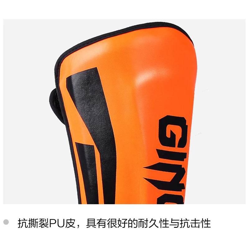 Premium PU Leather Shin Guards For Martial Arts Training - ToylandEU