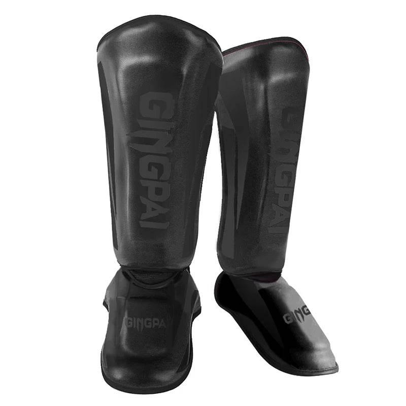 Premium PU Leather Shin Guards For Martial Arts Training - ToylandEU