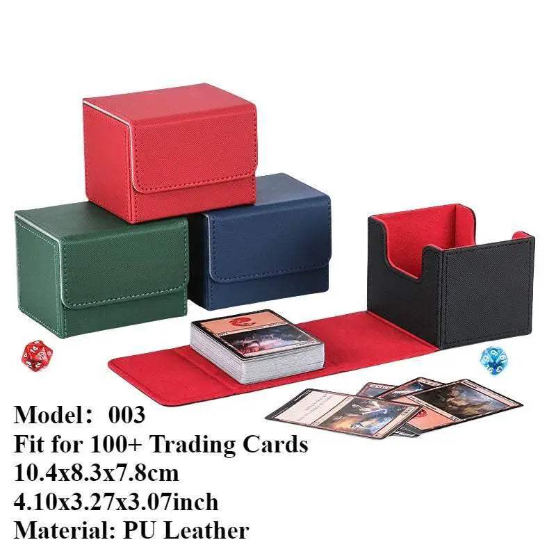 Premium PU Leather Storage Box for 1800 Trading Cards with Magnetic Closure for Magic Gathering Enthusiasts - ToylandEU