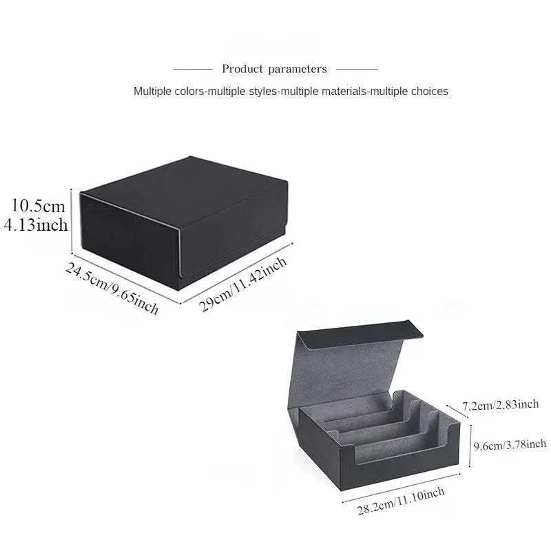 Premium PU Leather Storage Box for 1800 Trading Cards with Magnetic Closure for Magic Gathering Enthusiasts - ToylandEU