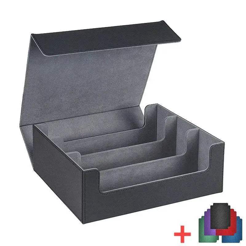 Premium PU Leather Storage Box for 1800 Trading Cards with Magnetic Closure for Magic Gathering Enthusiasts - ToylandEU