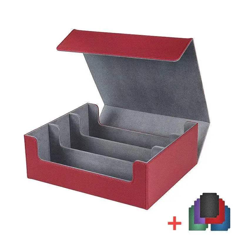 Premium PU Leather Storage Box for 1800 Trading Cards with Magnetic Closure for Magic Gathering Enthusiasts - ToylandEU