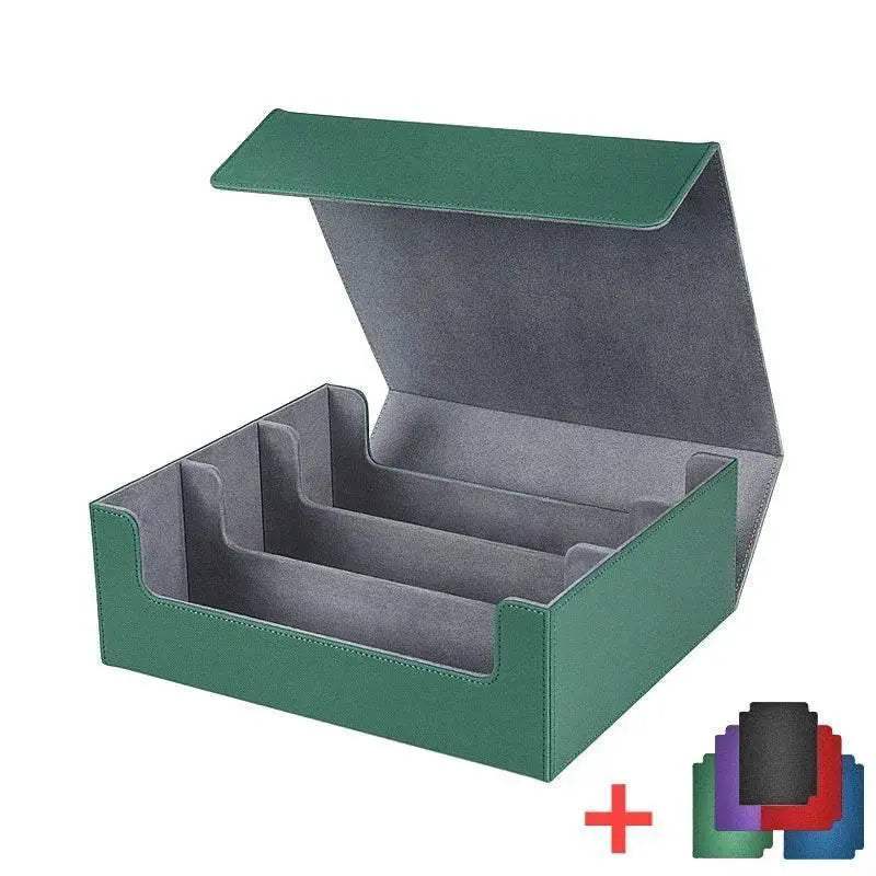 Premium PU Leather Storage Box for 1800 Trading Cards with Magnetic Closure for Magic Gathering Enthusiasts - ToylandEU