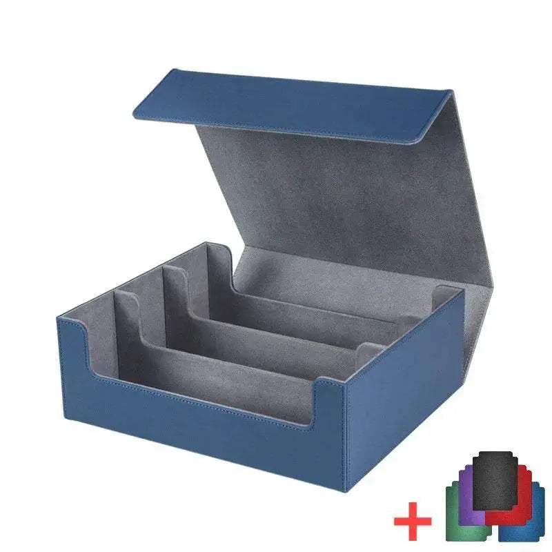 Premium PU Leather Storage Box for 1800 Trading Cards with Magnetic Closure for Magic Gathering Enthusiasts - ToylandEU