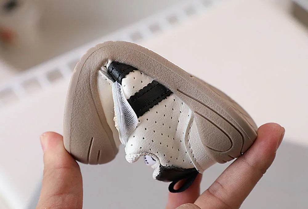 Premium PU Leather Toddler Shoes Soft Sole Ergonomic First Walkers For Babies 0 To 1 Year Unisex Sneakers - ToylandEU