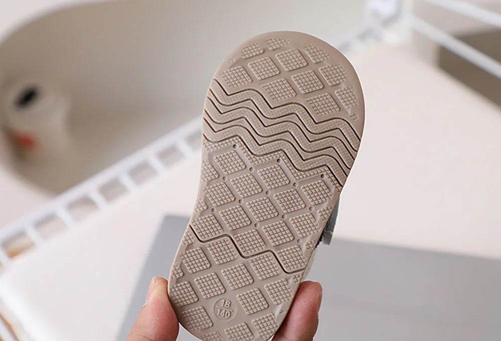 Premium PU Leather Toddler Shoes Soft Sole Ergonomic First Walkers For Babies 0 To 1 Year Unisex Sneakers - ToylandEU