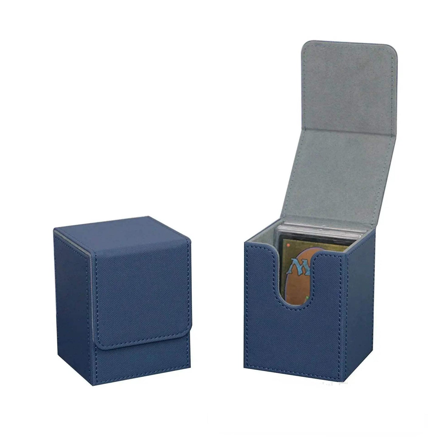 Premium PU Leather Trading Card Deck Box with Magnetic Closure for Collectors and Gamers - ToylandEU