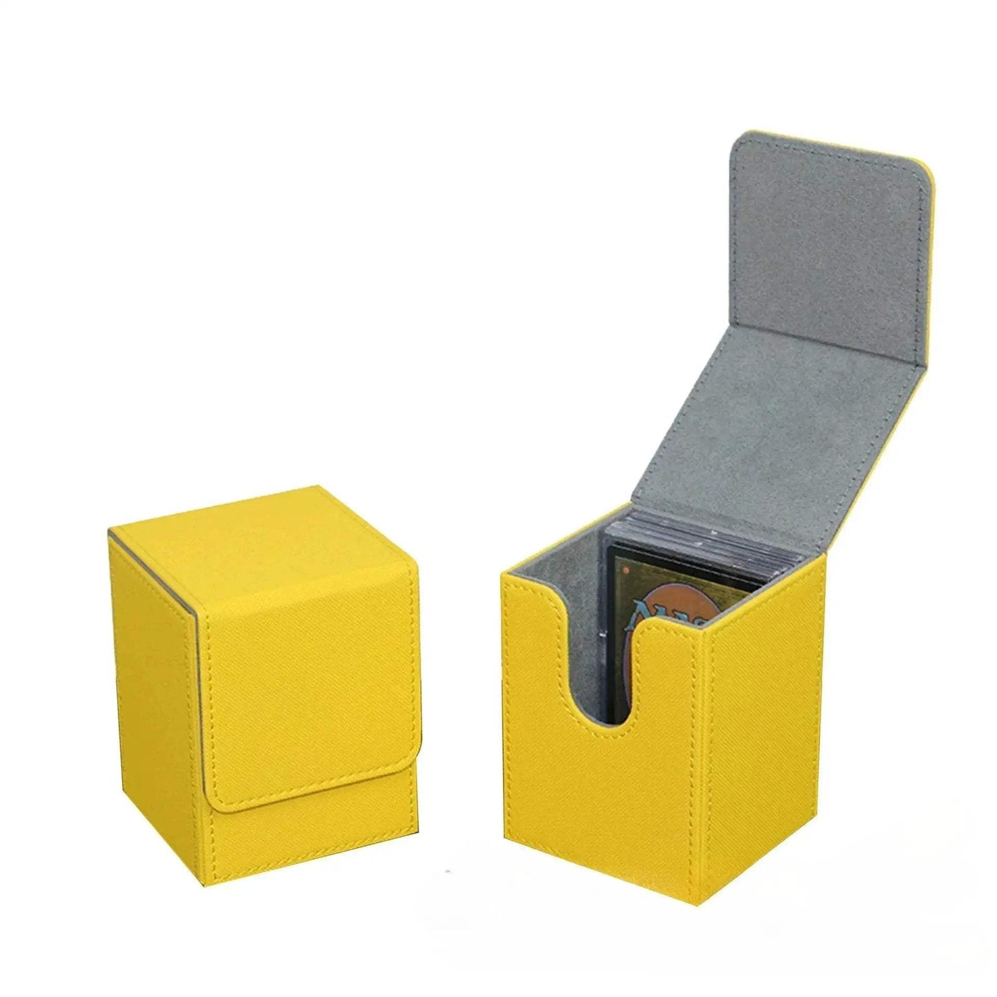 Premium PU Leather Trading Card Deck Box with Magnetic Closure for Collectors and Gamers - ToylandEU