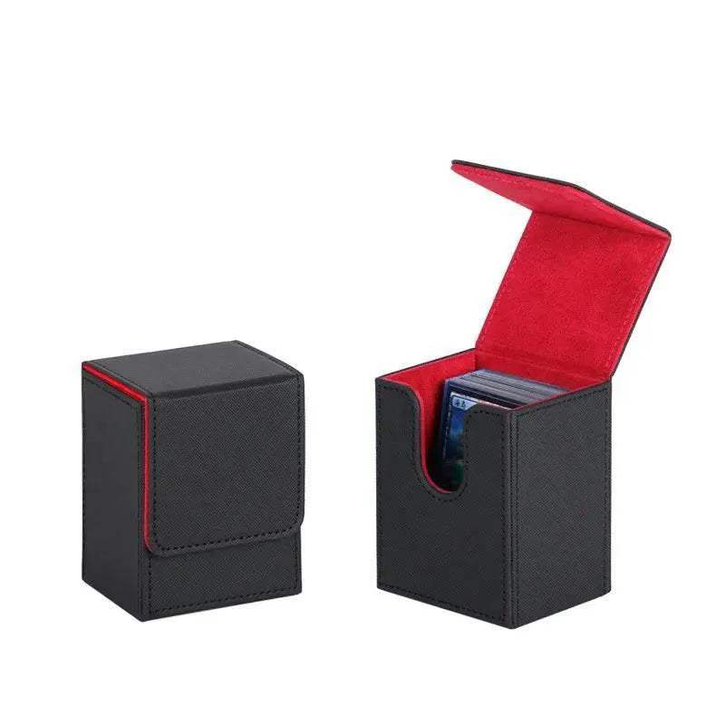 Premium PU Leather Trading Card Deck Box with Magnetic Closure for Collectors and Gamers - ToylandEU
