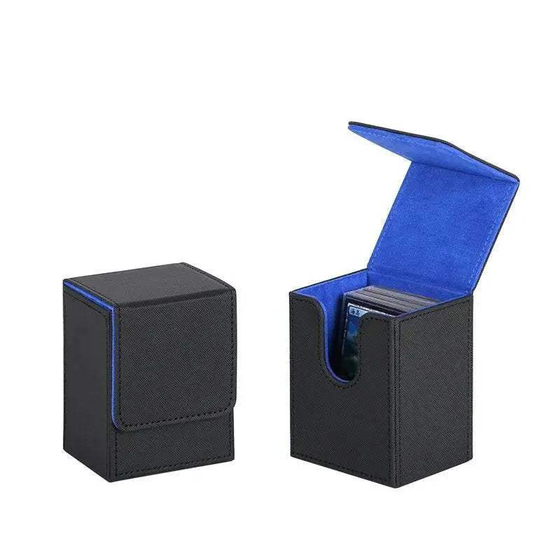 Premium PU Leather Trading Card Deck Box with Magnetic Closure for Collectors and Gamers - ToylandEU