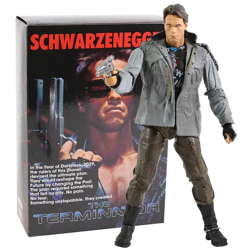 Premium PVC Action Figure Collectible of T-800 from Terminator 2 for Fans and Collectors - ToylandEU