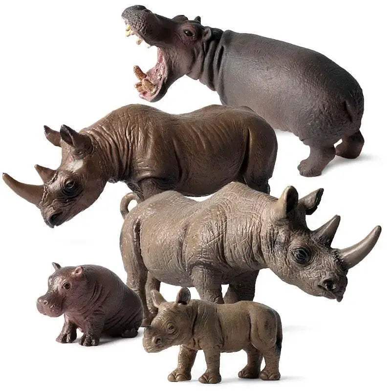 Premium PVC Wild Animal Model Set Lifelike Figures For Kids - ToylandEU