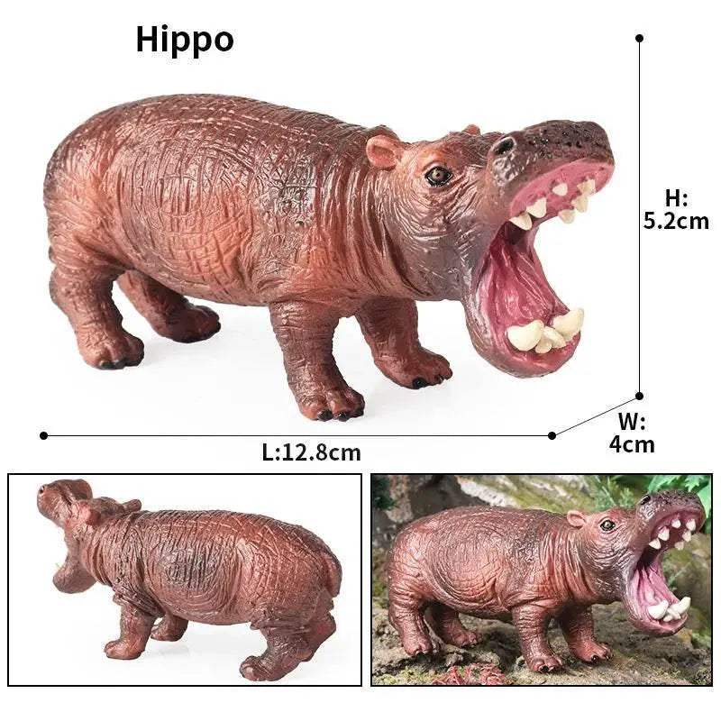 Premium PVC Wild Animal Model Set Lifelike Figures For Kids - ToylandEU