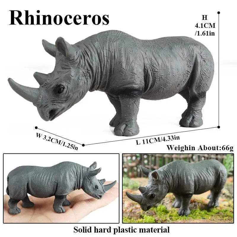 Premium PVC Wild Animal Model Set Lifelike Figures For Kids - ToylandEU