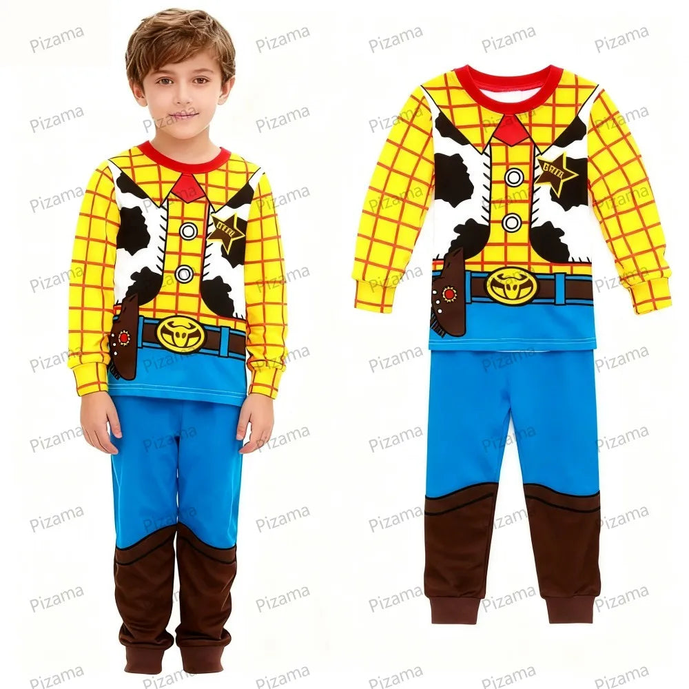 Premium Pajama Sets 100 Percent Cotton Pixar McQueen Print For Boys Aged 2 To 7 Years Disney Sleepwear - ToylandEU