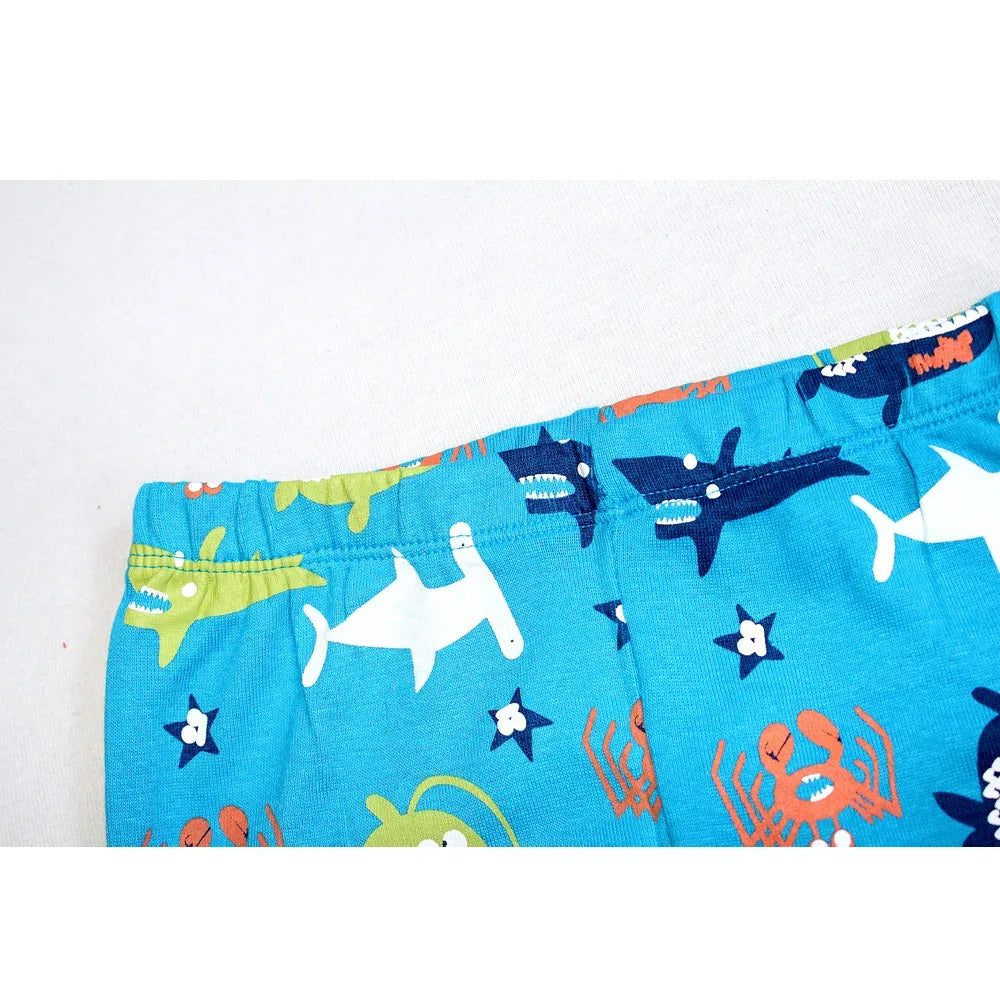 Premium Pajama Sets Animal Cartoon One Hundred Percent Cotton For Boys - ToylandEU