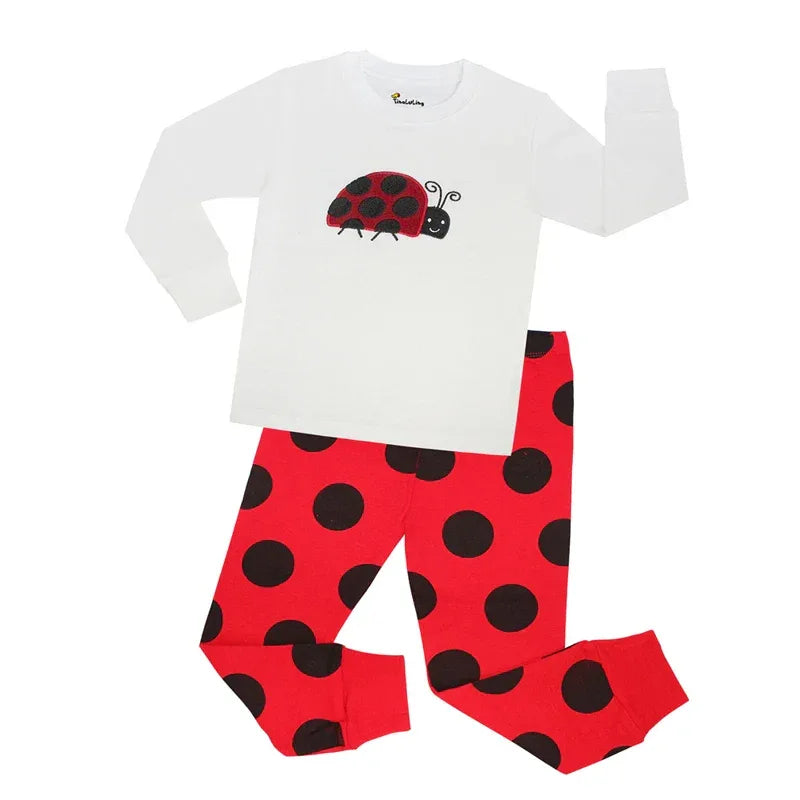 Premium Pajama Sets Animal Cartoon One Hundred Percent Cotton For Boys - ToylandEU