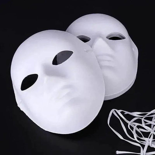  Premium Paper Mask DIY Mask White Cosplay Toyland EU -  ToylandEU™