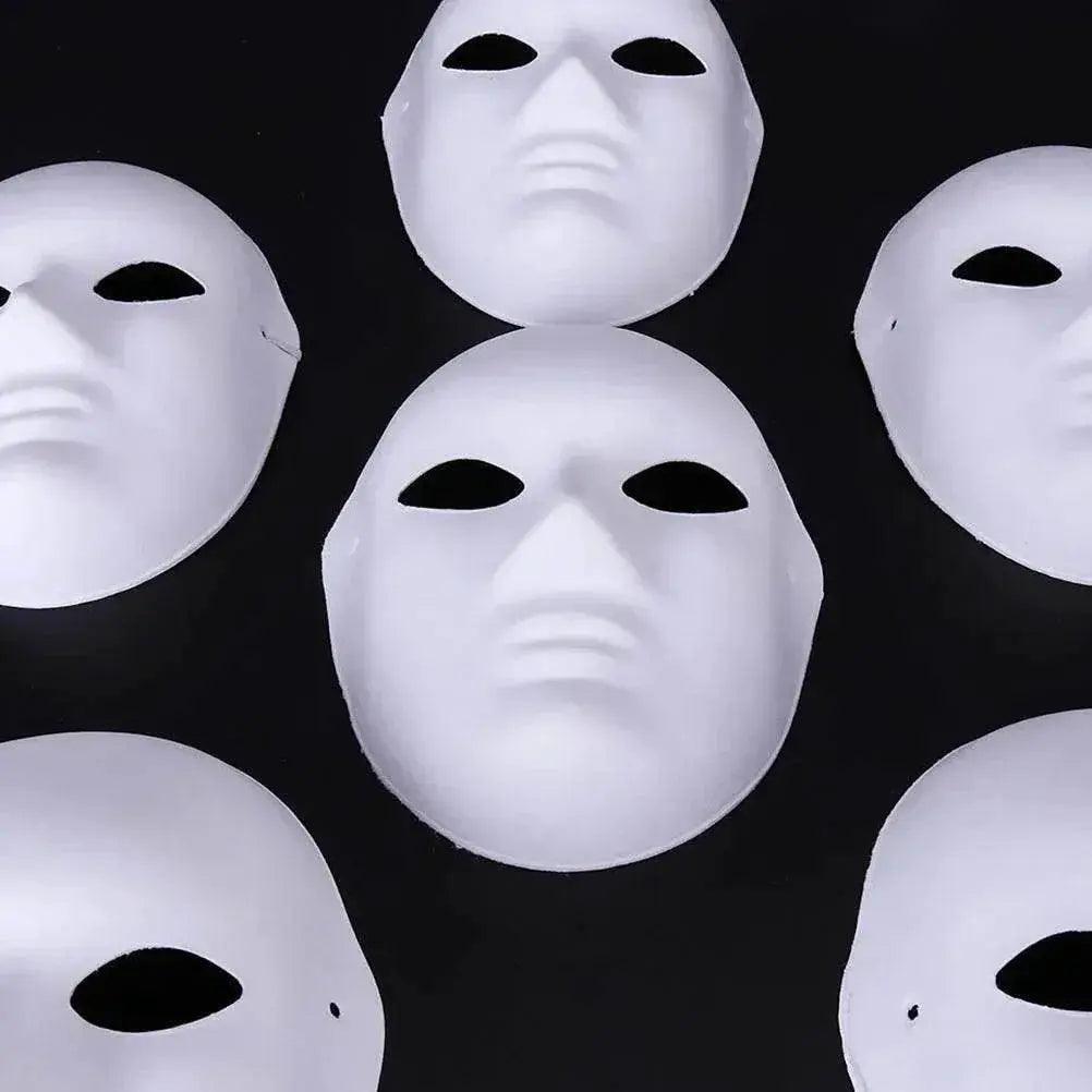  Premium Paper Mask DIY Mask White Cosplay Toyland EU -  ToylandEU™