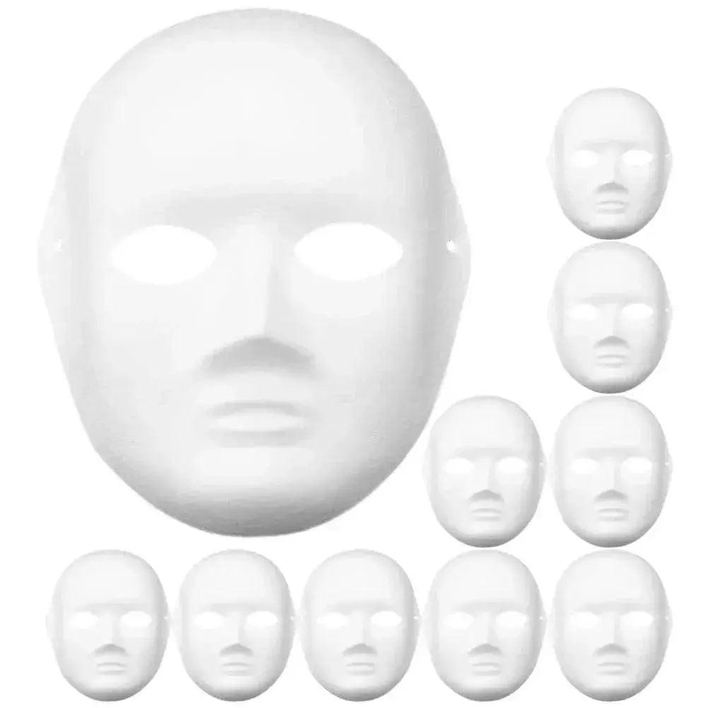  Premium Paper Mask DIY Mask White Cosplay Toyland EU -  ToylandEU™
