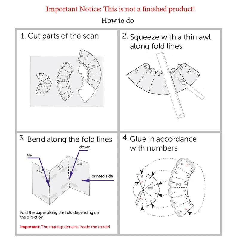 Premium Papercraft Model Cardboard Doberman 3D Home Decor - ToylandEU