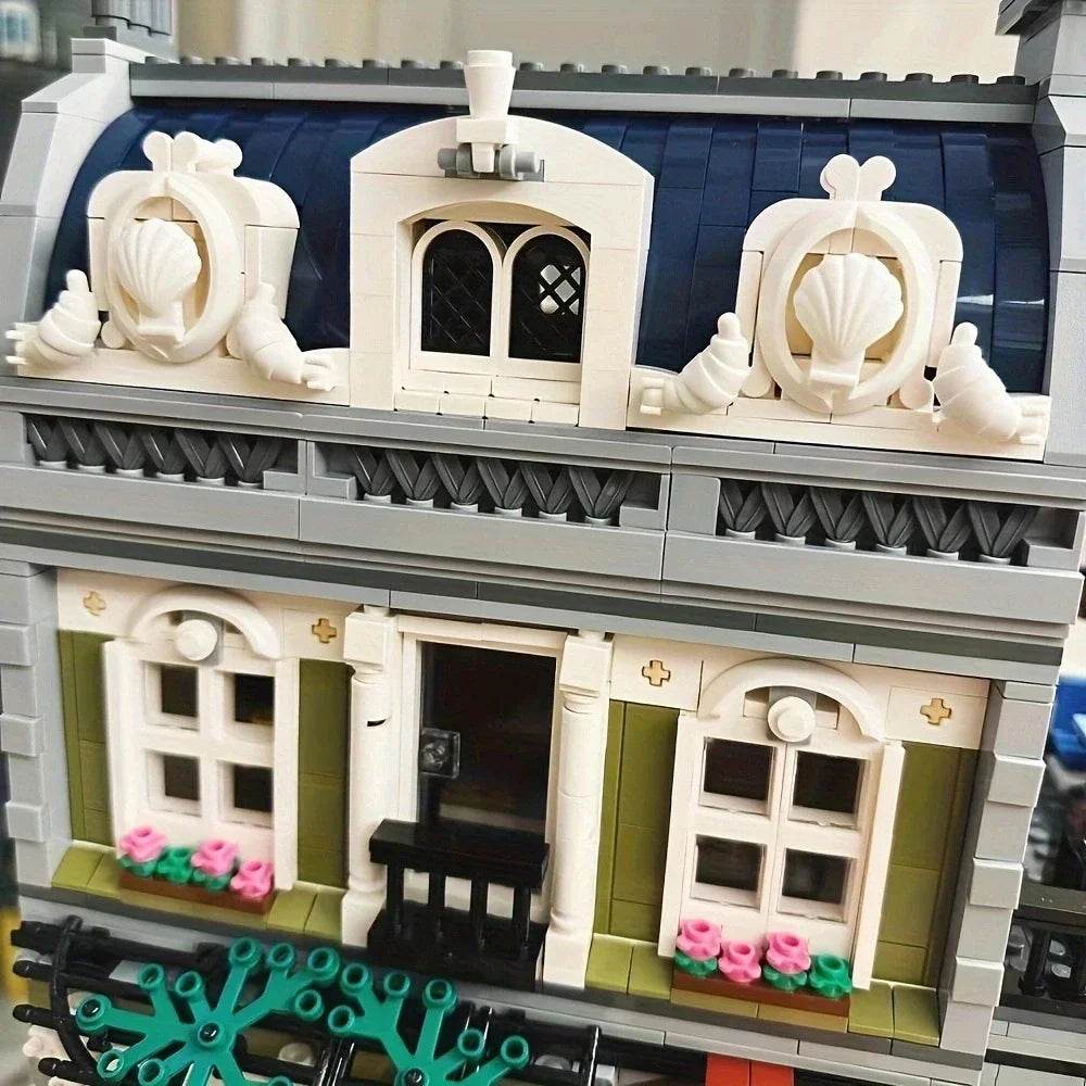 Premium Parisian Restaurant Street View Block Set For All - ToylandEU