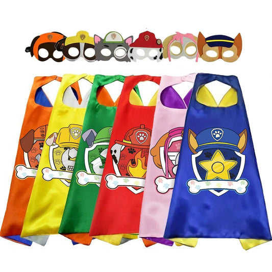 Premium Paw Patrol Cloak Mask Set 70cm For Kids Cosplay - ToylandEU