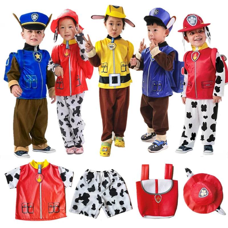 Premium Paw Patrol Costume For Kids Dog Patrol Uniform Set - ToylandEU