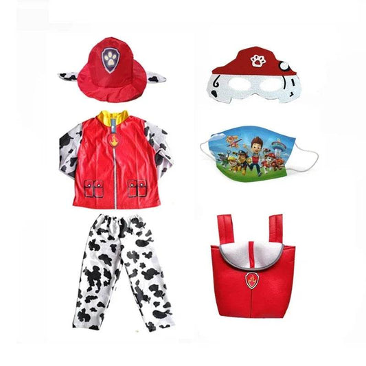 Premium Paw Patrol Kids Costume Set Top Pants Hat Backpack - ToylandEU