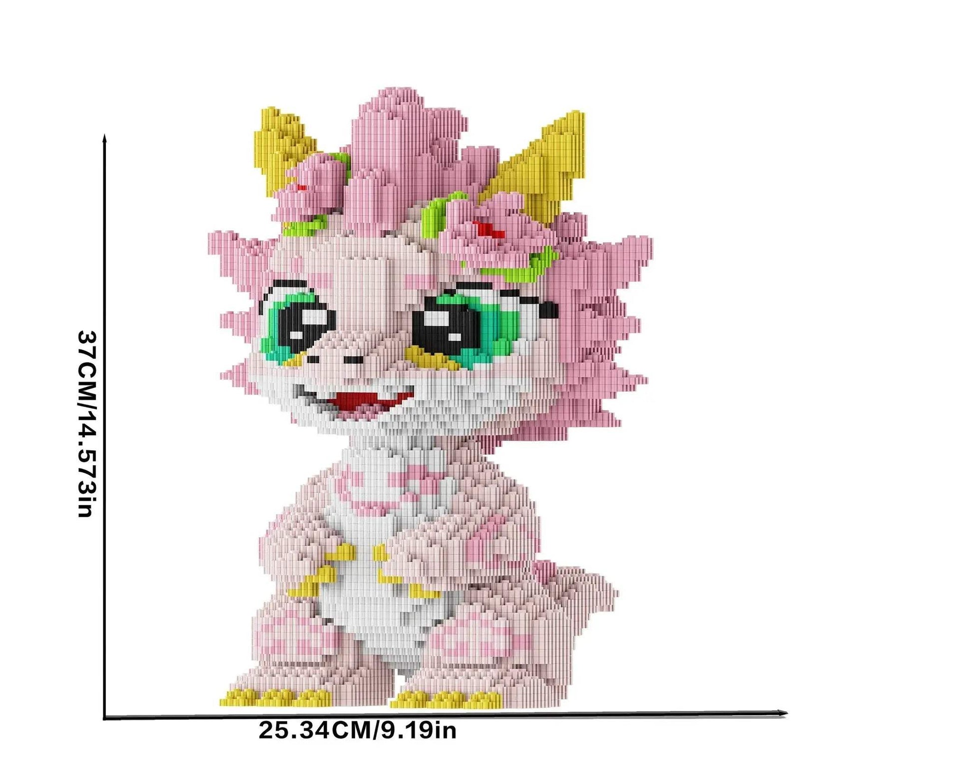 Premium Peach Blossom Dragon Lego Compatible Building Blocks For Adults - ToylandEU