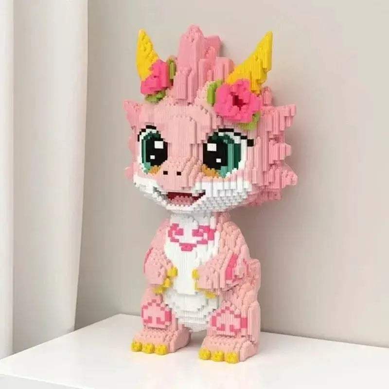 Premium Peach Blossom Dragon Lego Compatible Building Blocks For Adults - ToylandEU