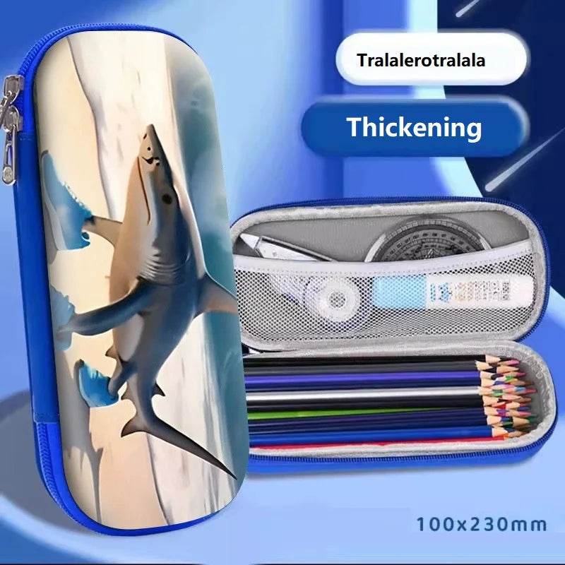 Premium Pencil Bag Italian Theme Multi Layer Bag For School - ToylandEU