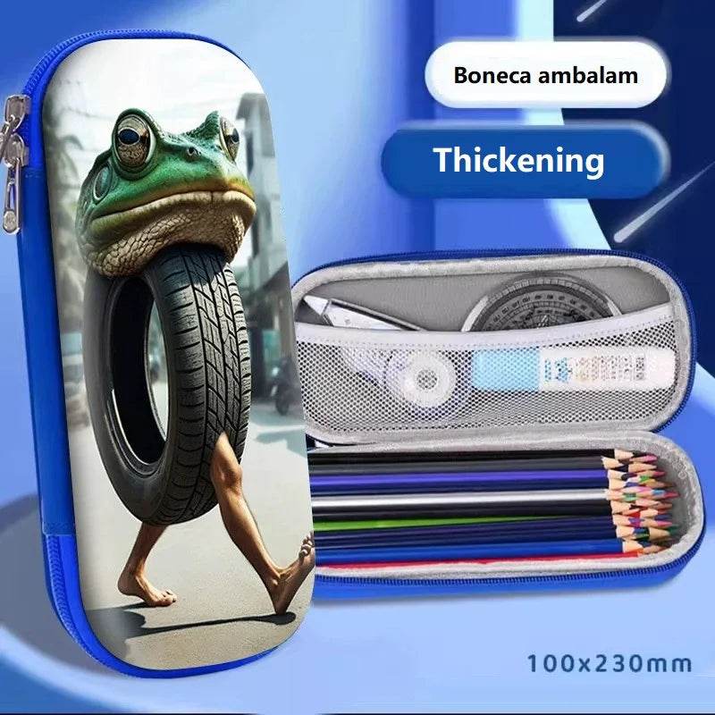 Premium Pencil Bag Italian Theme Multi Layer Bag For School - ToylandEU