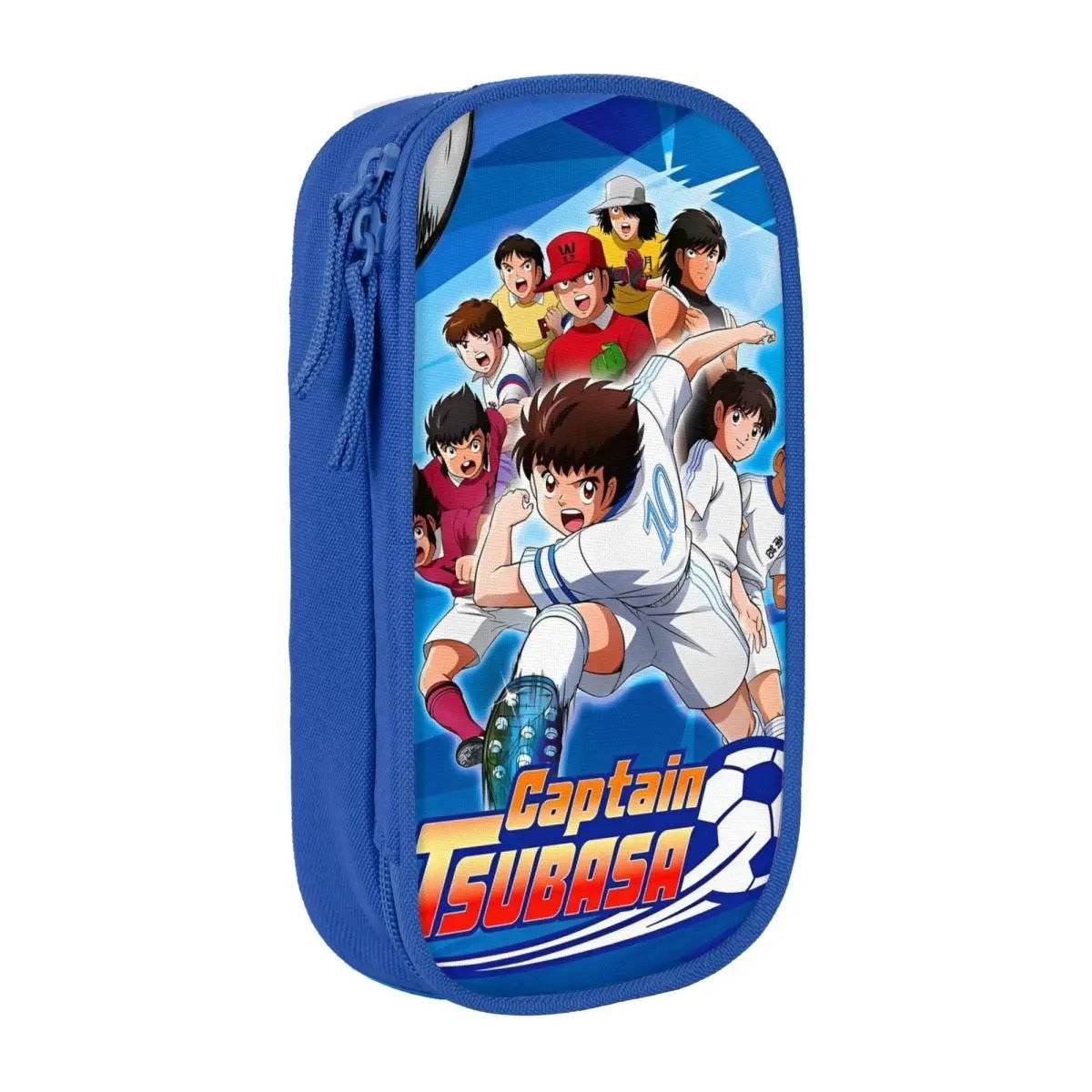 Premium Pencil Case Captain Tsubasa Leather 90s Anime Kids - ToylandEU