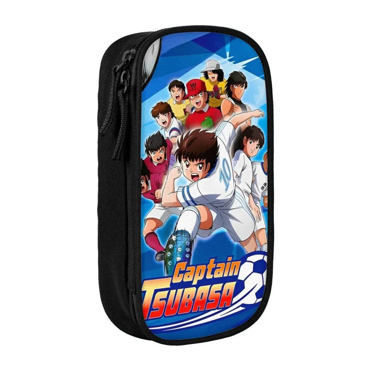 Premium Pencil Case Captain Tsubasa Leather 90s Anime Kids - ToylandEU