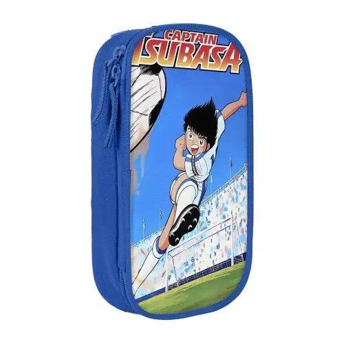 Premium Pencil Case Captain Tsubasa Leather 90s Anime Kids - ToylandEU